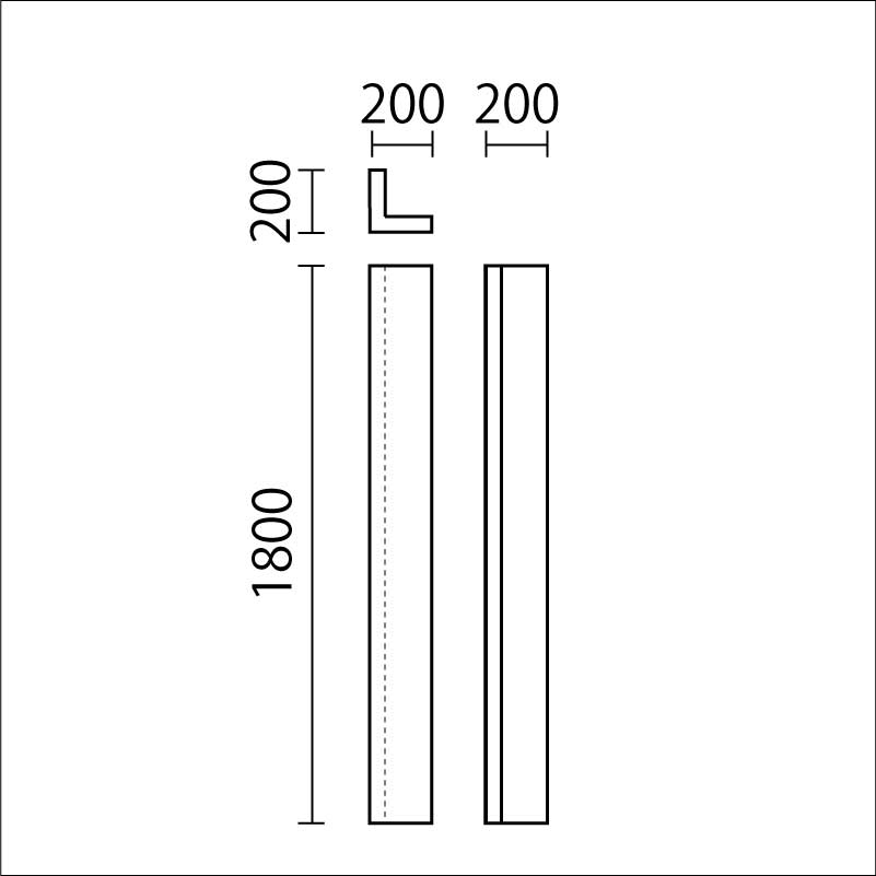 コーナーガード　KG-13図面