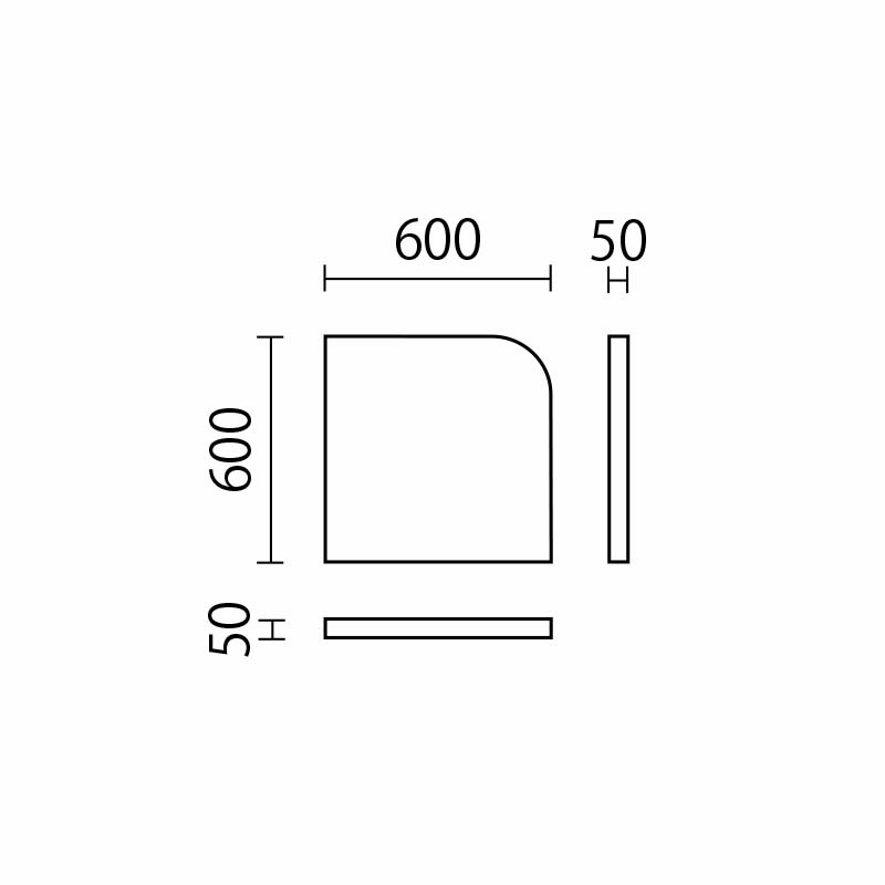 フロアマットR　FM-66R図面