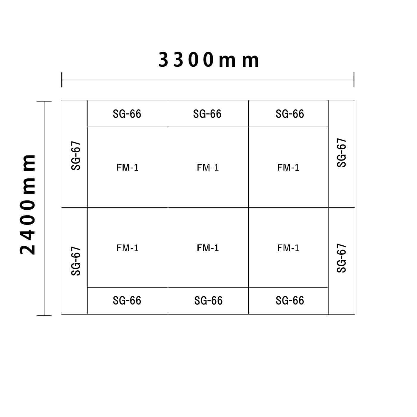 ライオンシリーズ 3畳図面