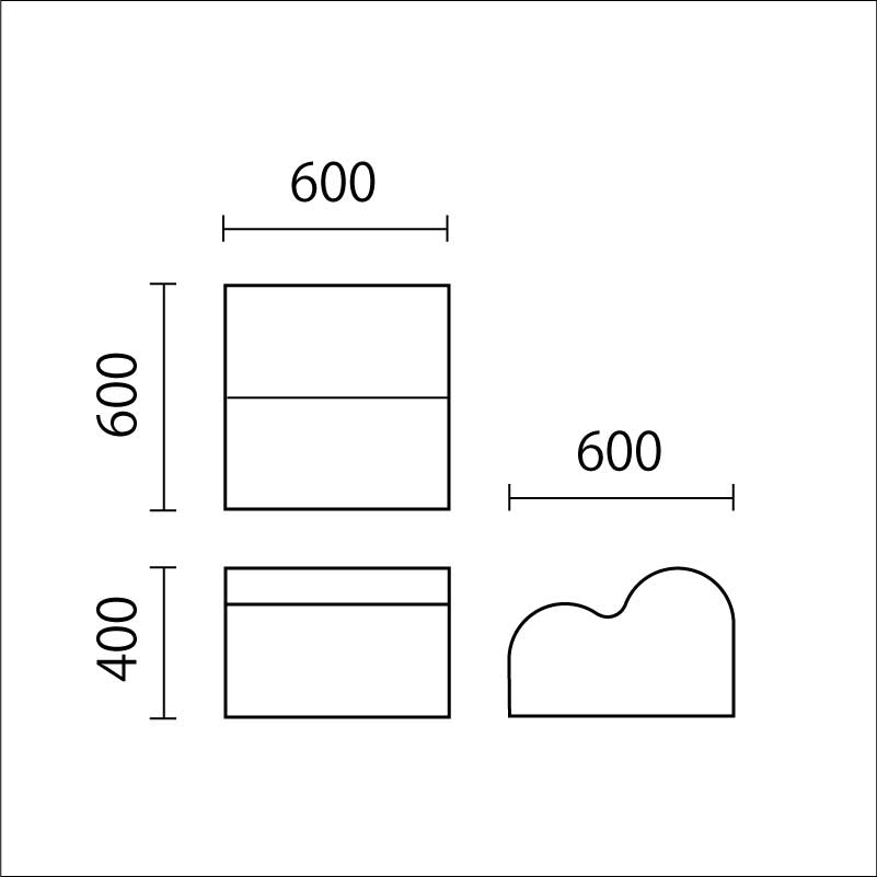 ソフトクッション　円柱階段　SK-7図面