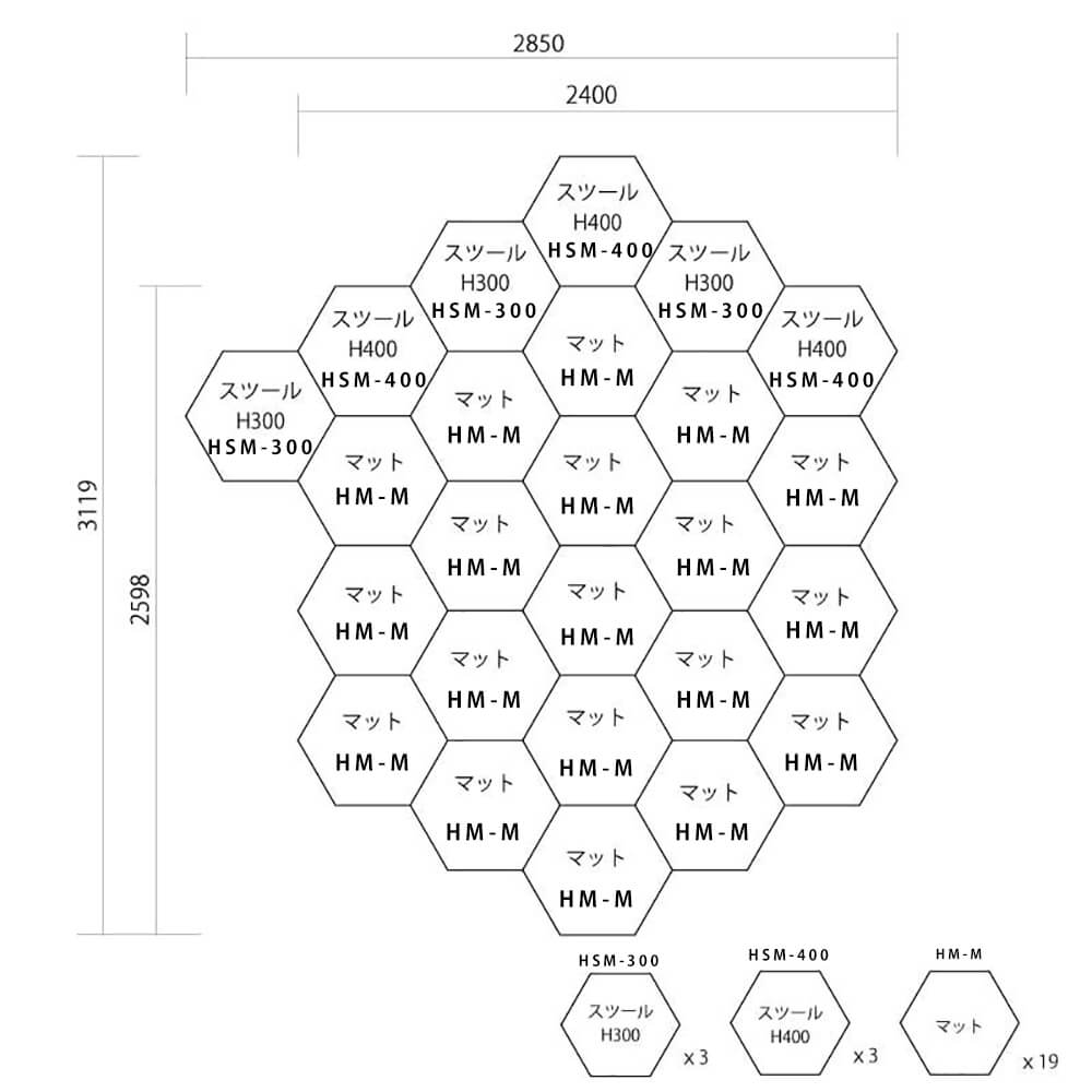 ハニーマットＳ　プラン1図面
