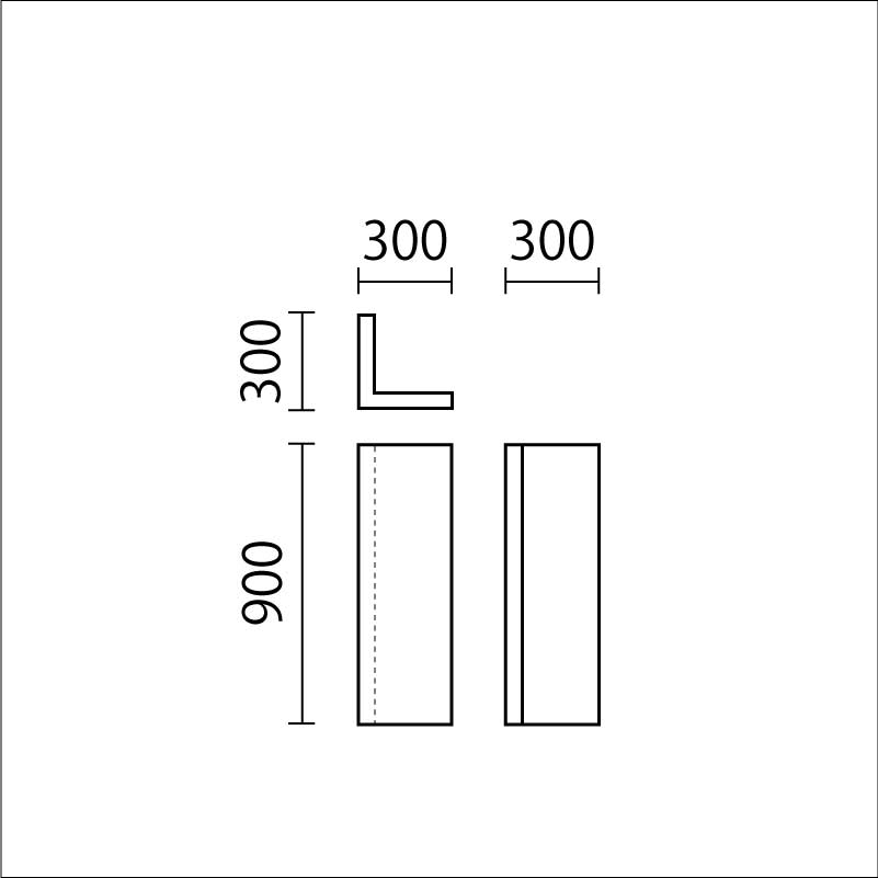 コーナーガードH900　KG-14図面