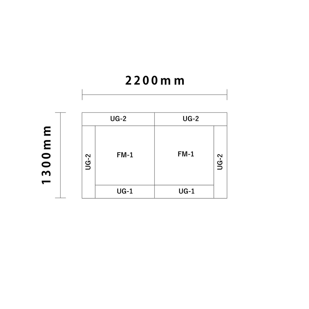 ウェーブシリーズ 1畳図面