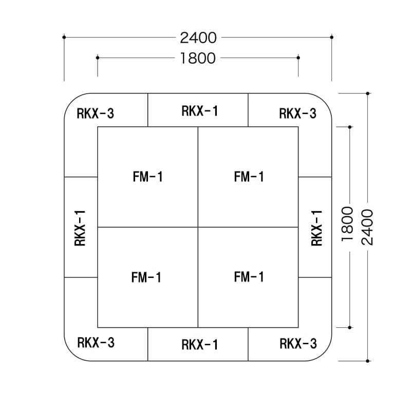 ラクサスEX 2畳図面