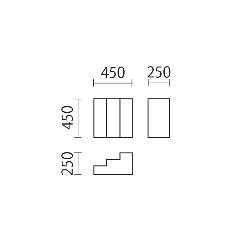ミニ階段　MKD-1図面