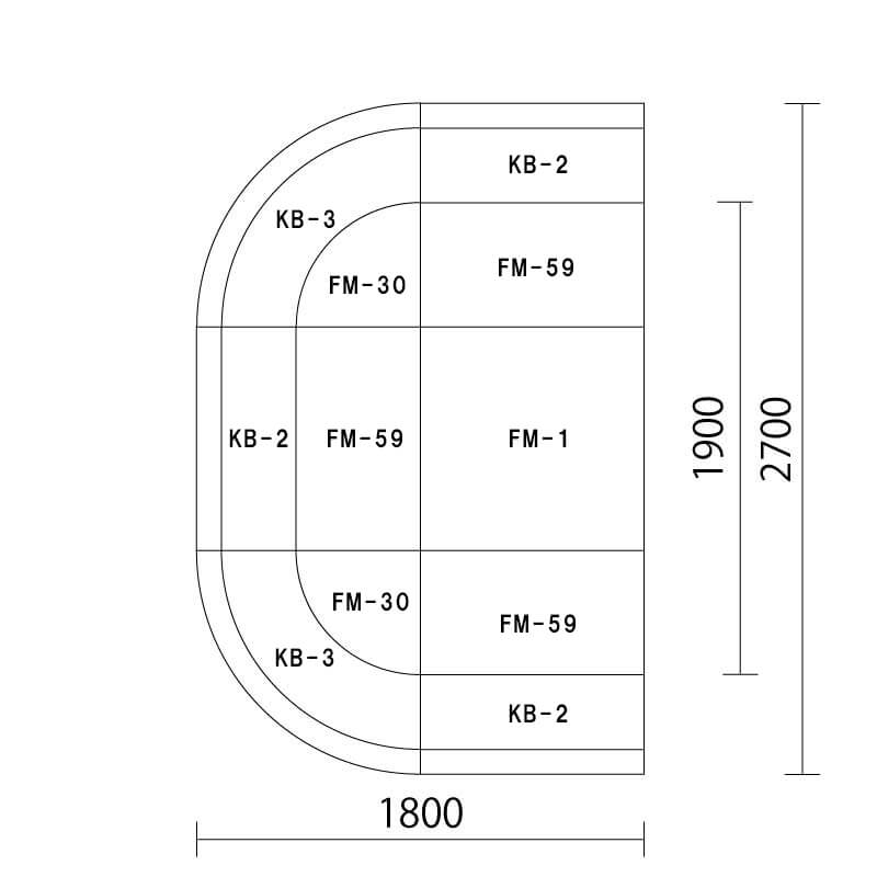 タンポポシリーズ　四角プランＣ図面