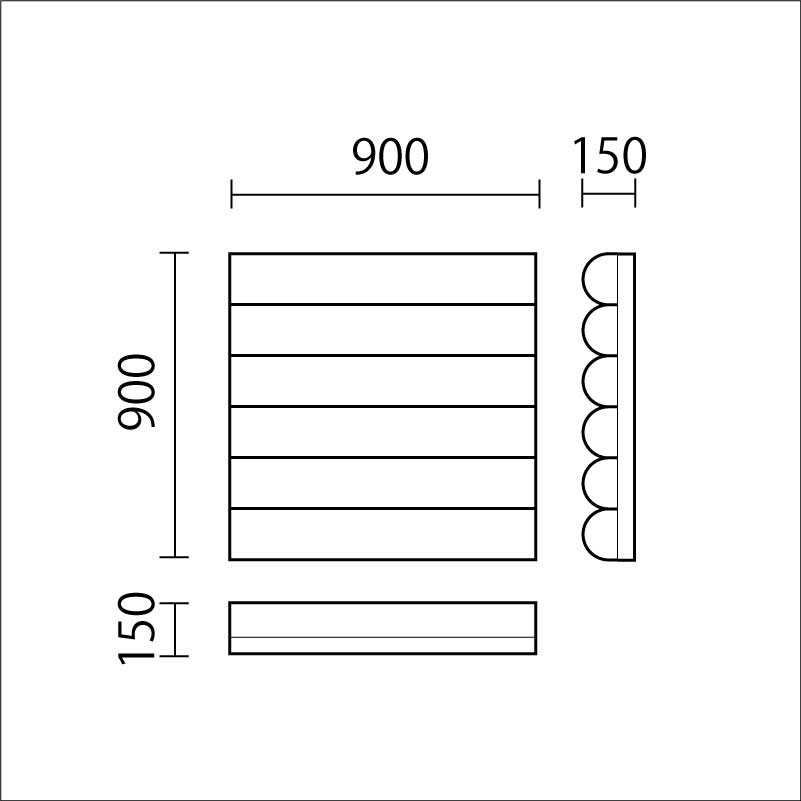 アスレチックシリーズ　丸太ステップ小6　MSP-1図面