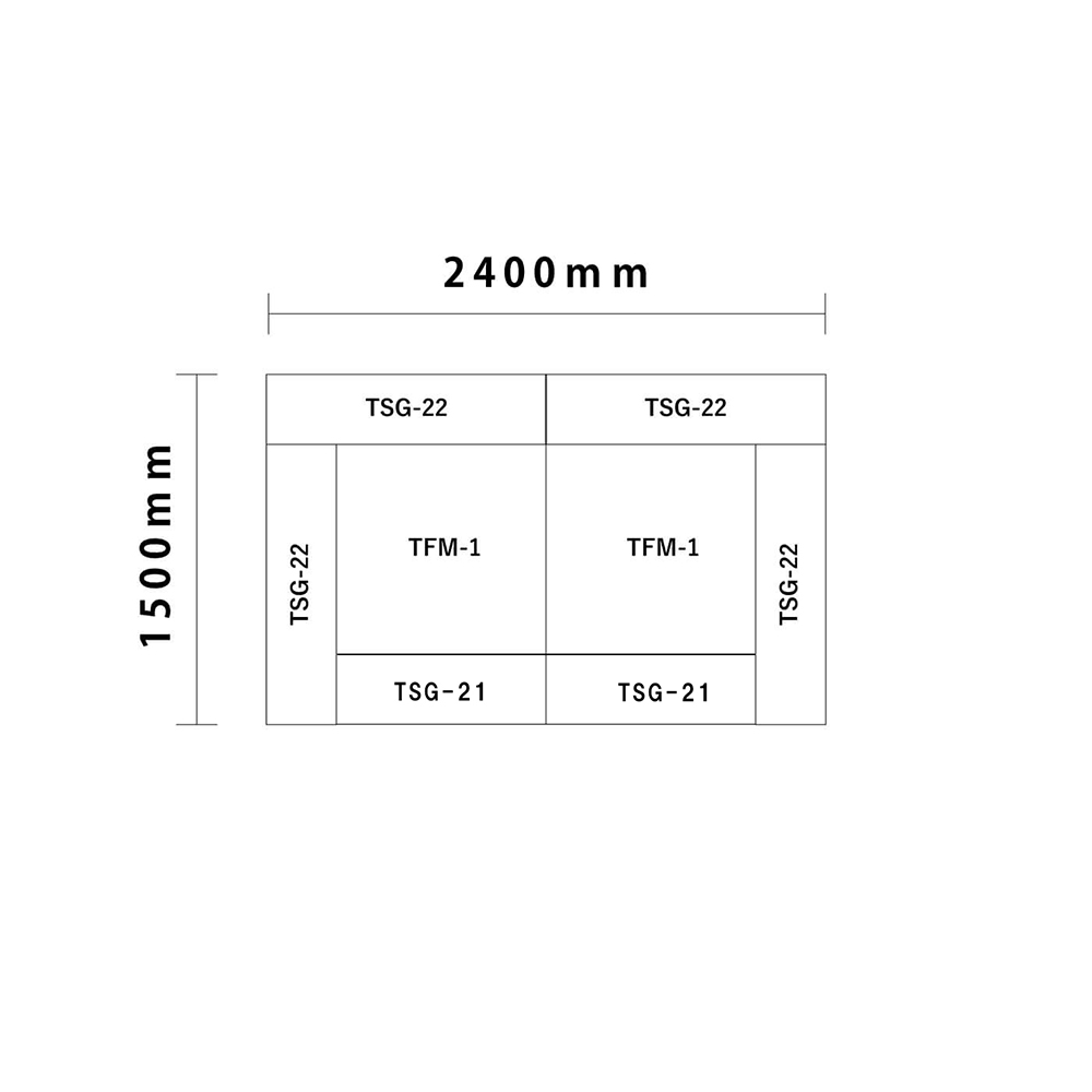 クレピスシリーズ 1畳図面
