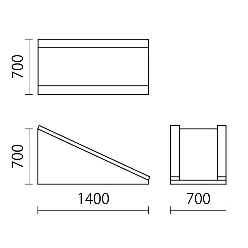 ジャングルブロック　滑り台図面