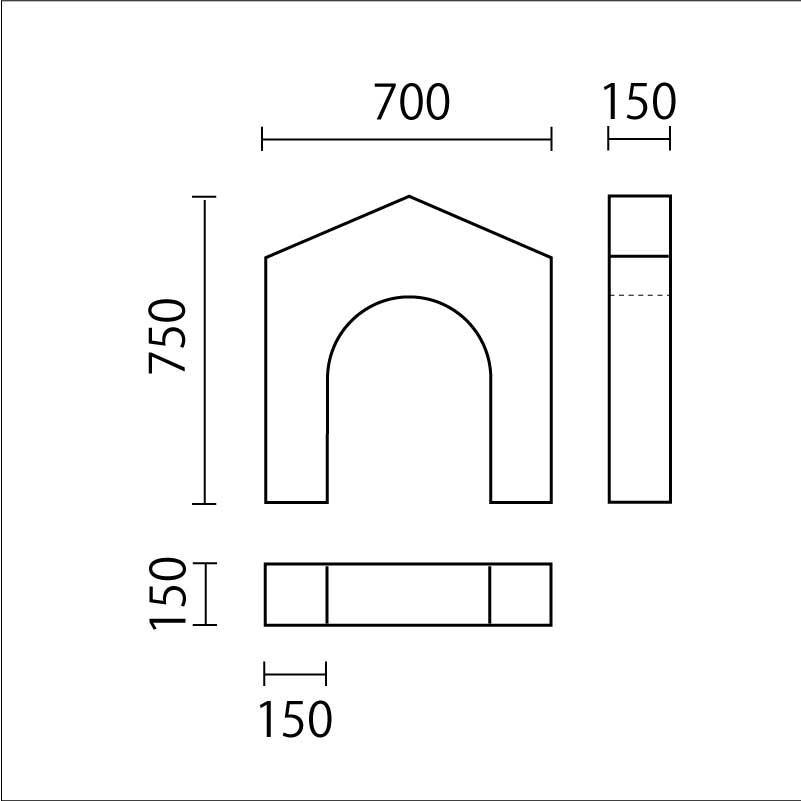 キッズクッション　KW-11図面