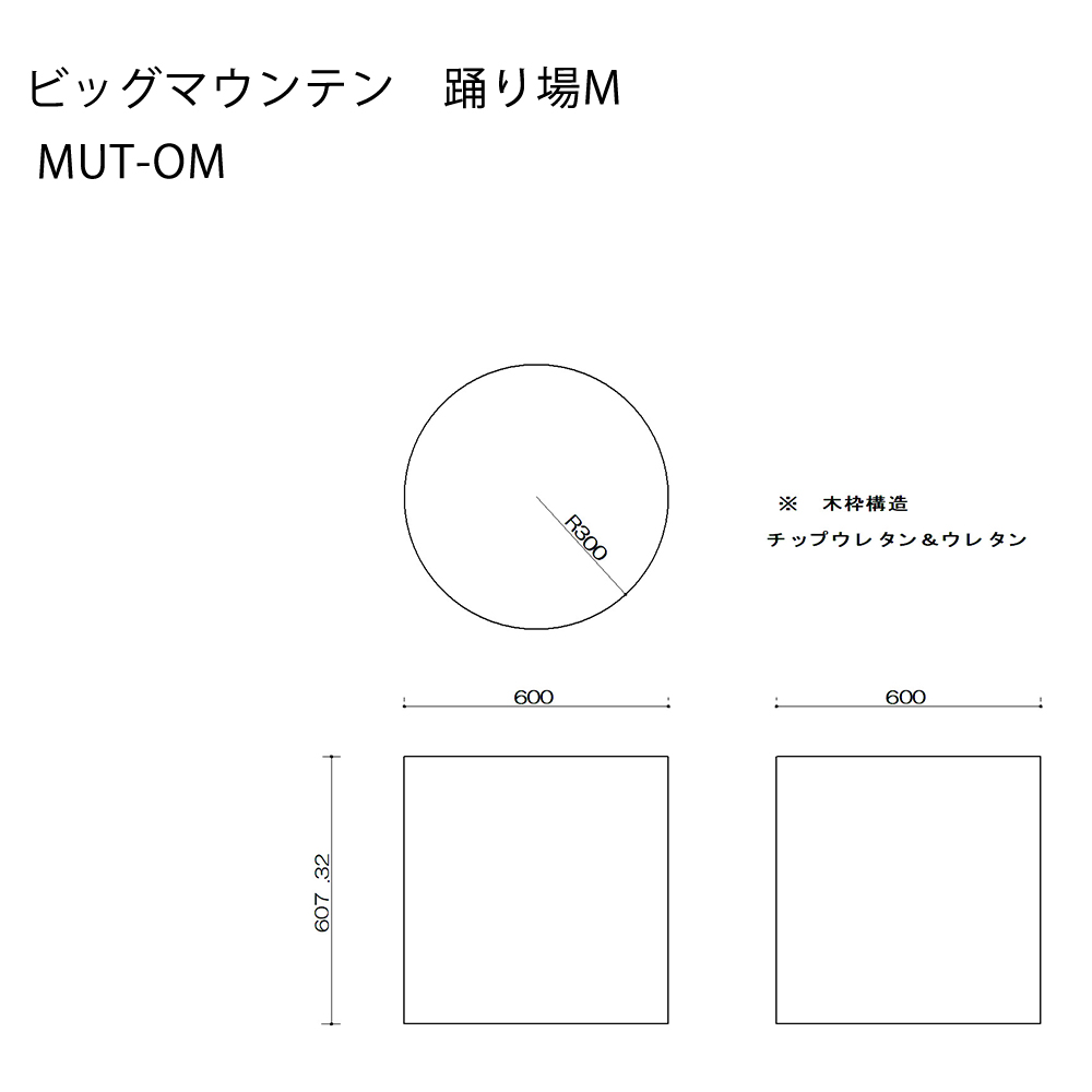 ビッグマウンテン　踊り場M図面