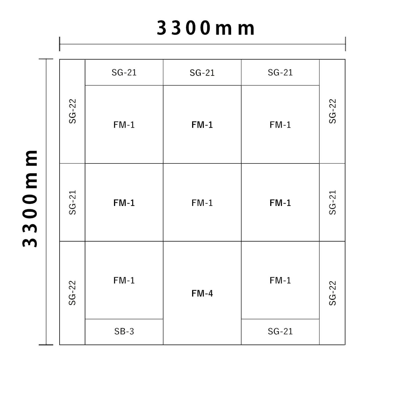 バンビシリーズ 4.5畳　入口付き＆下駄箱図面