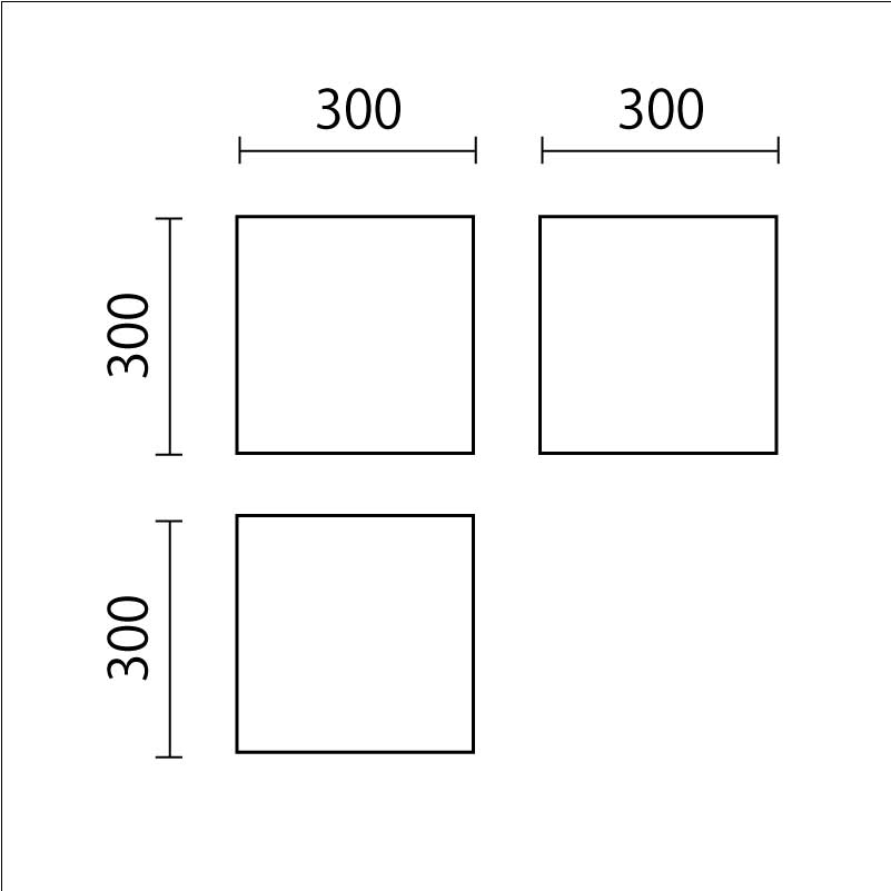 サイコロクッション　KT-13（数字）図面