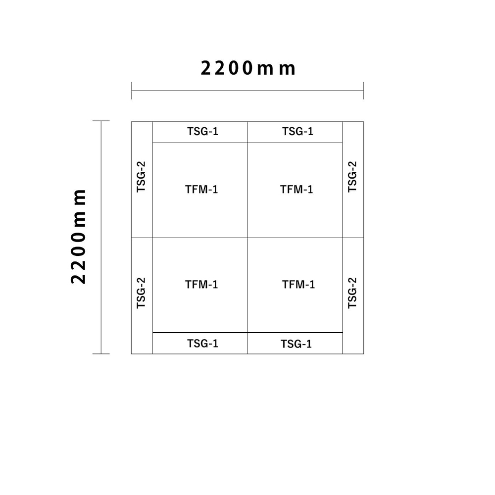 アセロラシリーズ 2畳図面