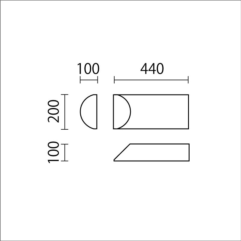 フォレスト半丸太　RKP-440R図面