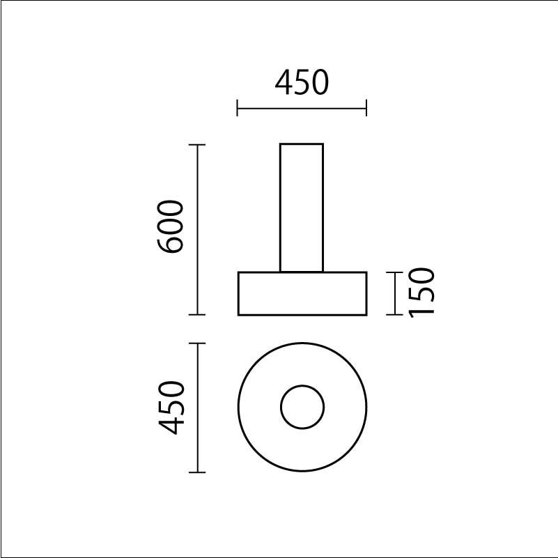 サンドバックミニミニ　KT-16図面