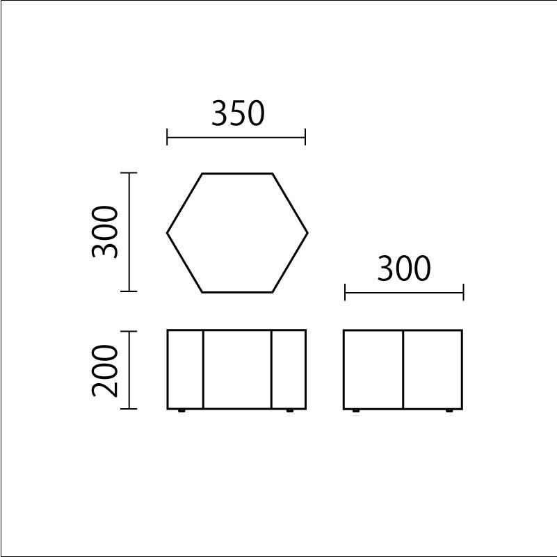 キッズスツール　SU-1図面