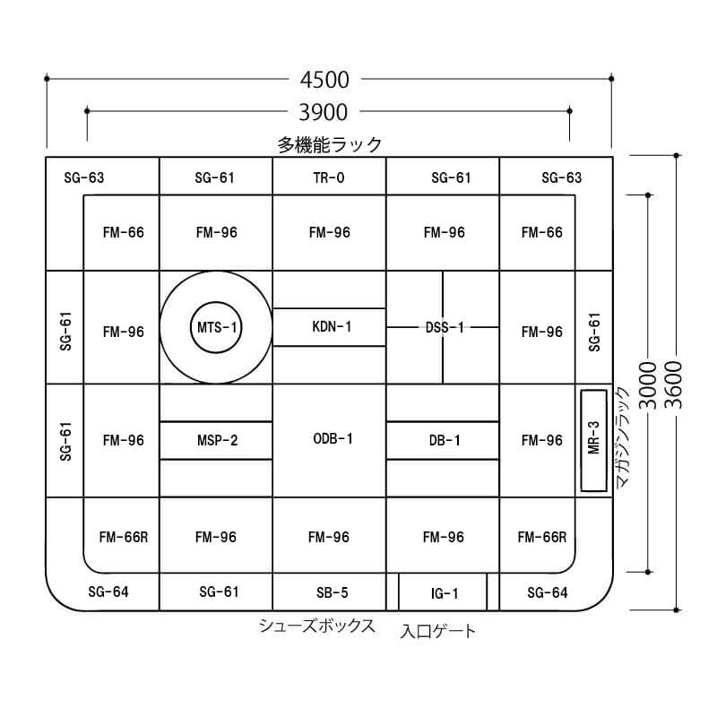 アスレチック　Bセット図面