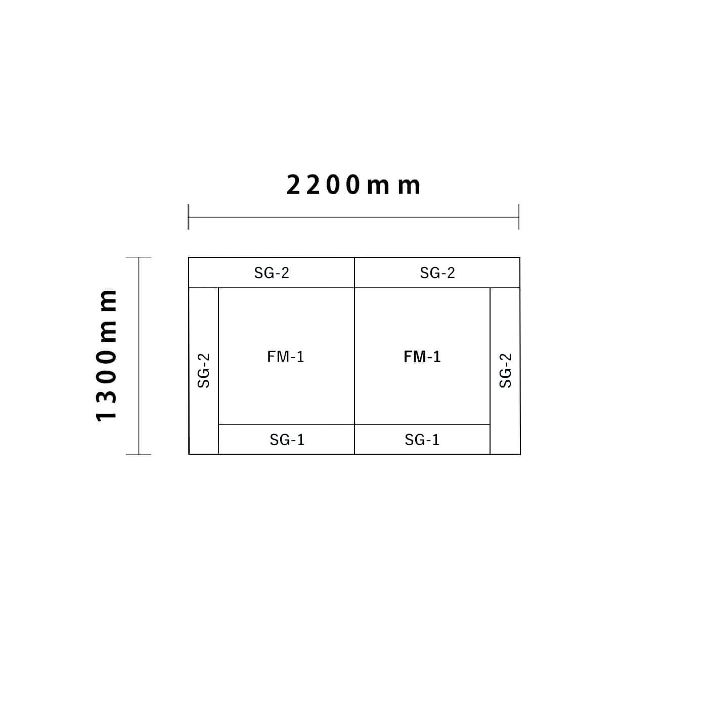 リスシリーズ 1畳プラン図面