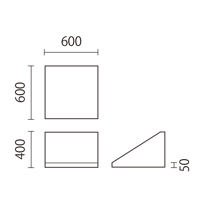 ソフトクッション　スロープ　SK-3図面