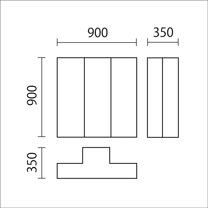 アスレチックシリーズ　凸凹ステップ　DB-1図面