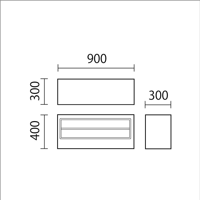 ラクサスシューズボックス　RKX-SB図面