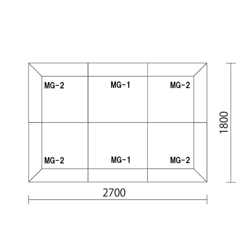 マーガレットシリーズ 3畳図面