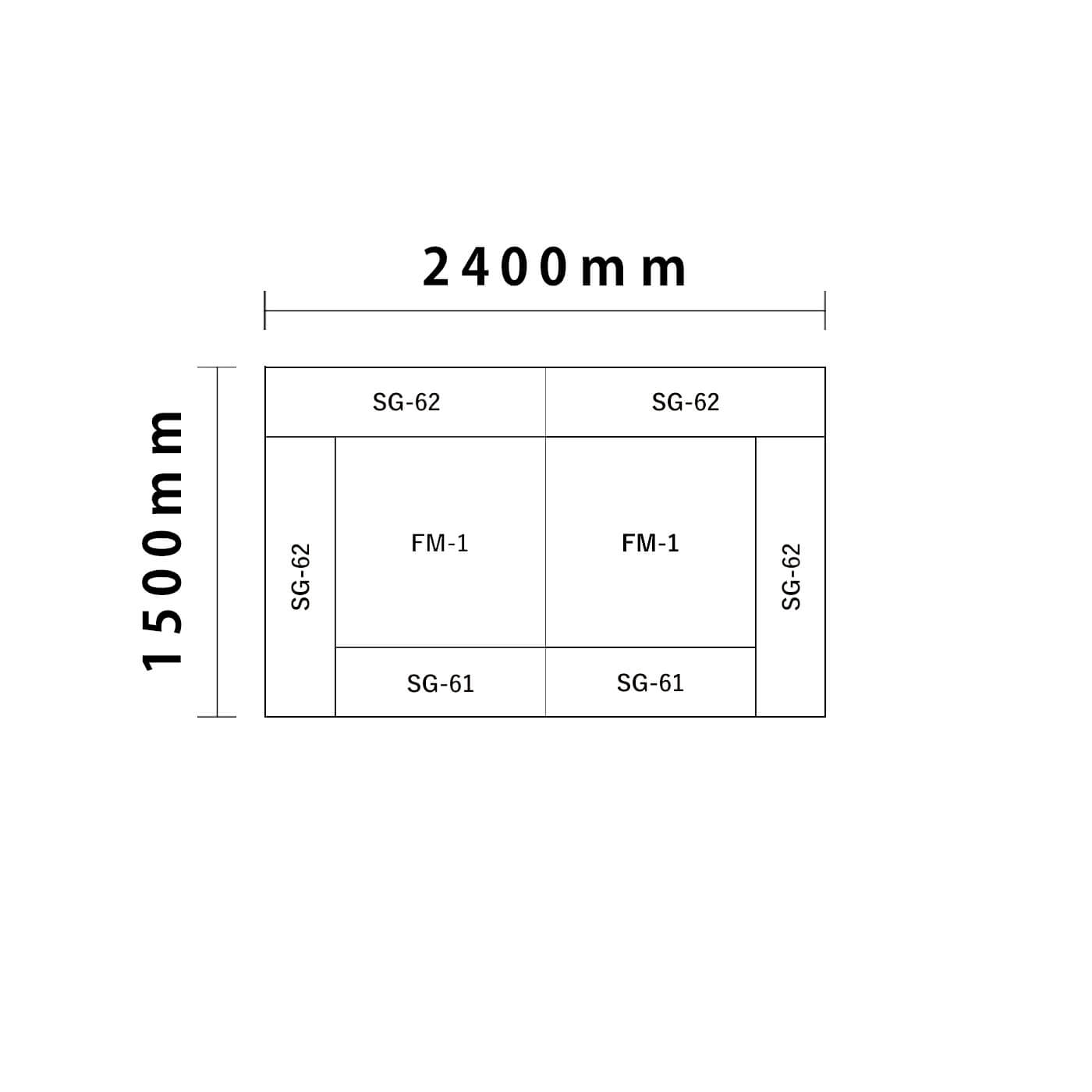 ライオンシリーズ 1畳プラン図面