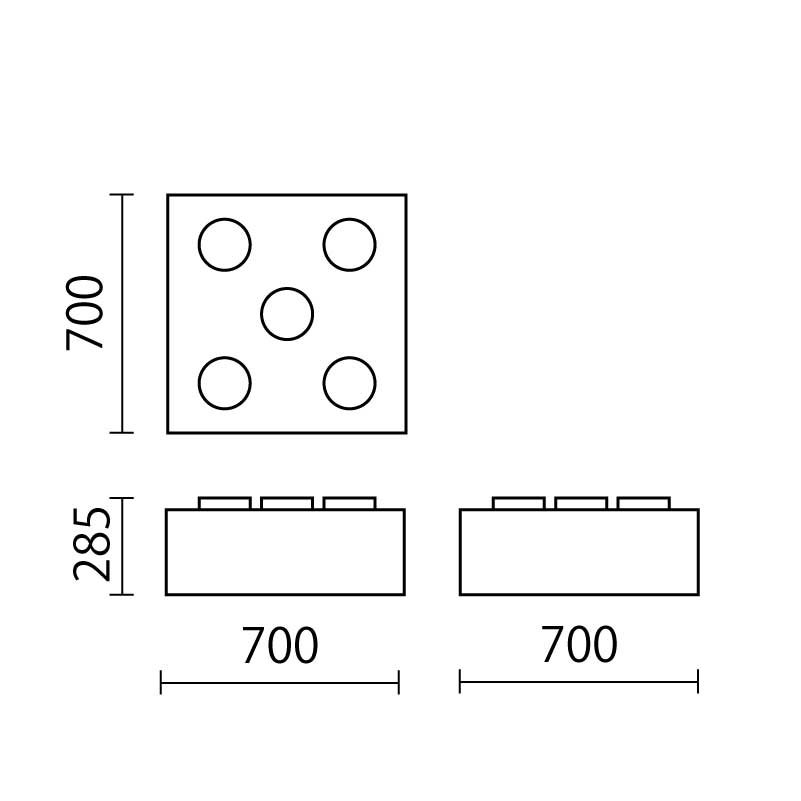 ジャングルブロック　ファイブストーン図面