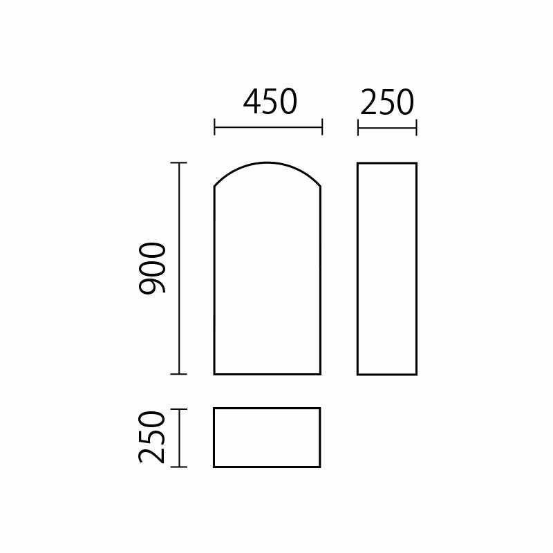 マウンテンウォールエンド　MW-2図面