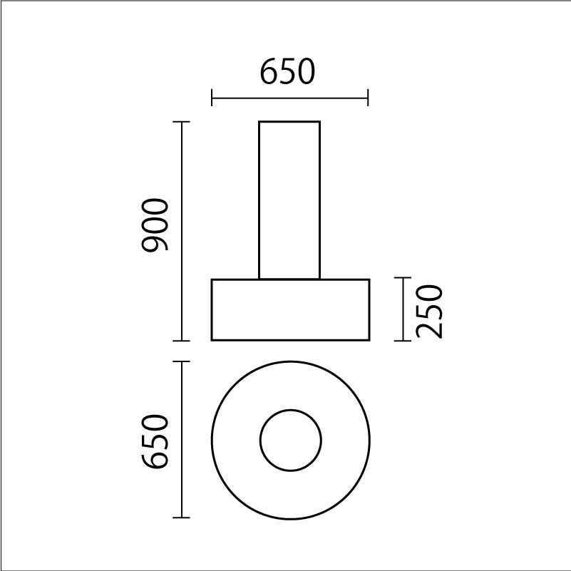 サンドバックミニ　KT-14図面