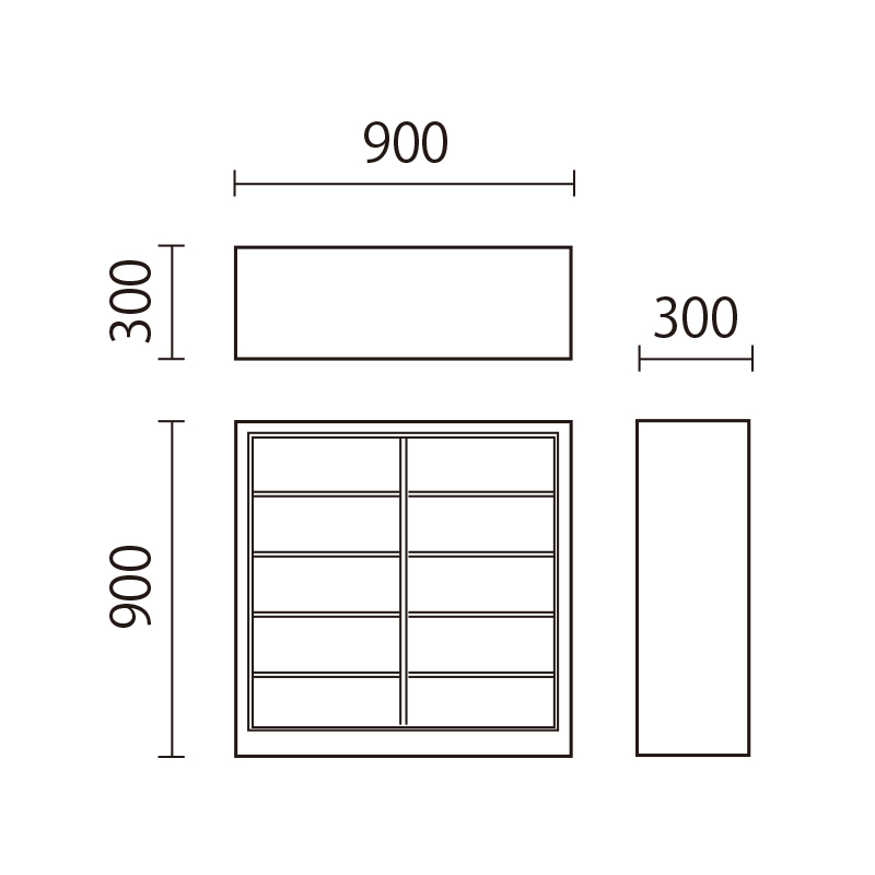 ビックシューズボックス　BSB-1図面