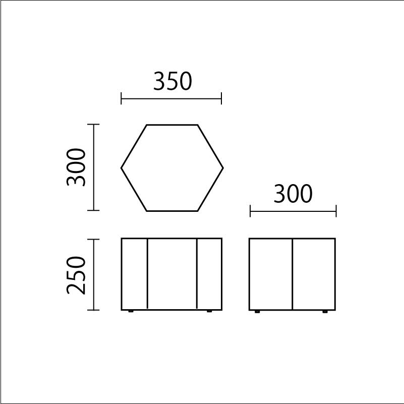 キッズスツール　SU-2図面