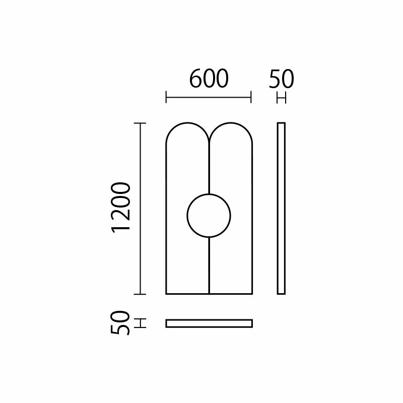 森のふうせん　上部R　H1200　KPM-3図面