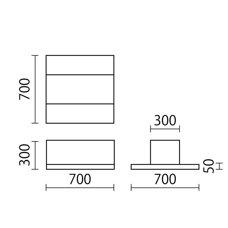 ジャングルブロック　段差ブロック図面