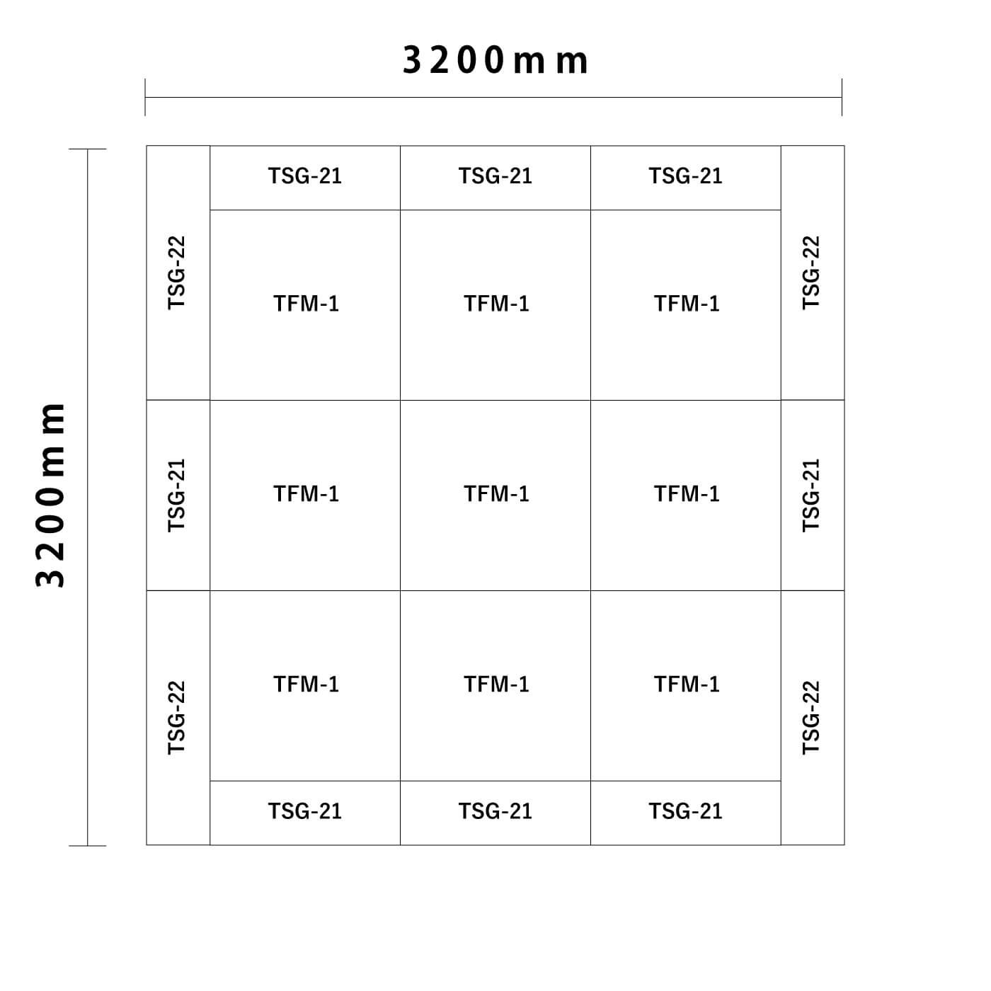 クレピスシリーズ 4.5畳図面