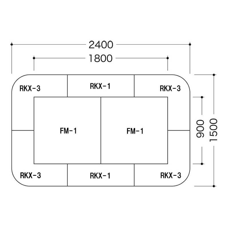 ラクサスEX 1畳図面