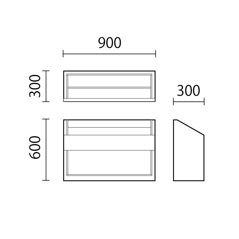 2WAYラック　2WR-1図面