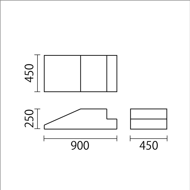 キッズスロープ　KSP-1図面