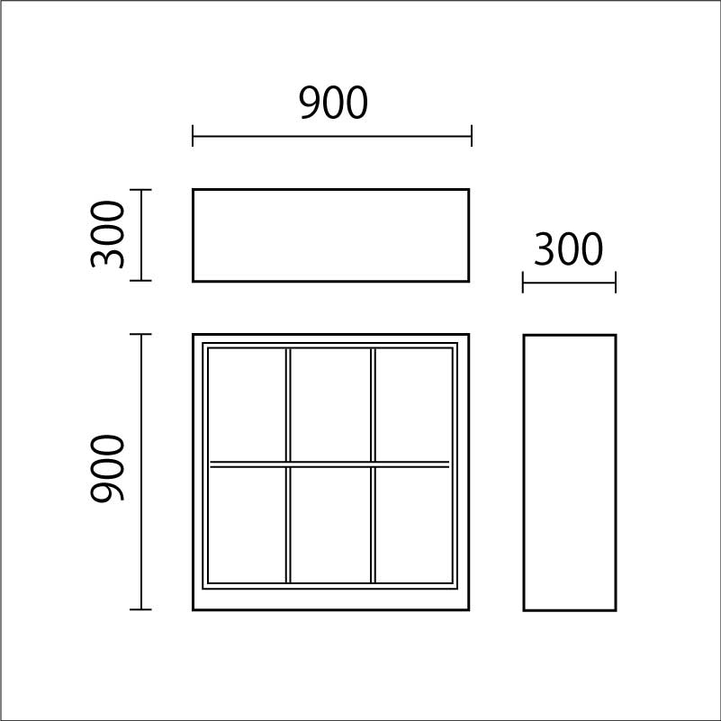 ビックサイズ　多機能ラック　TR-3図面