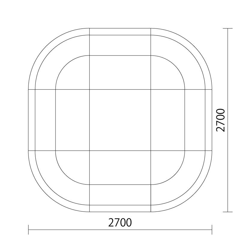 タンポポシリーズ　四角プランＡ図面