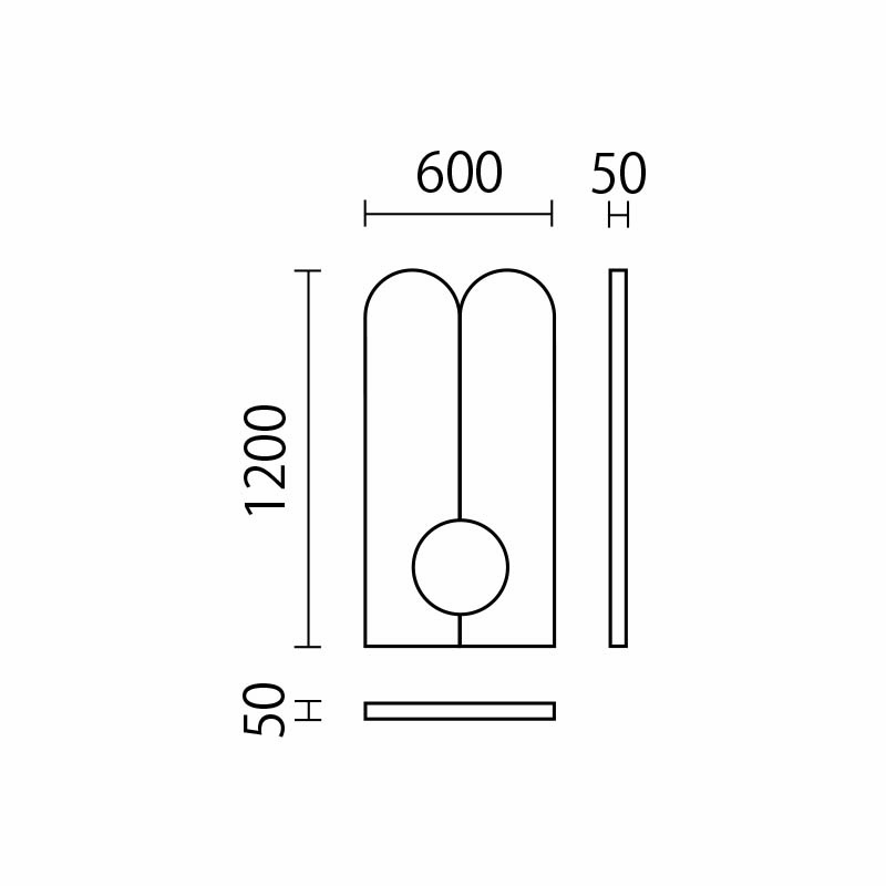 森のふうせん　上部R　H1200　KPM-2図面