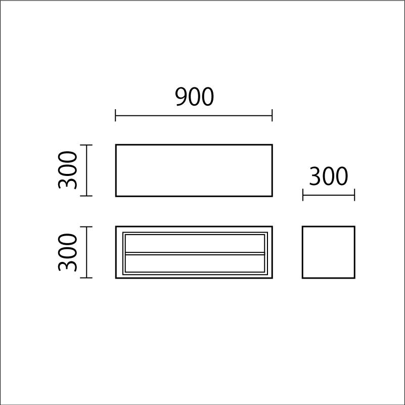 シューズボックス　SB-3図面