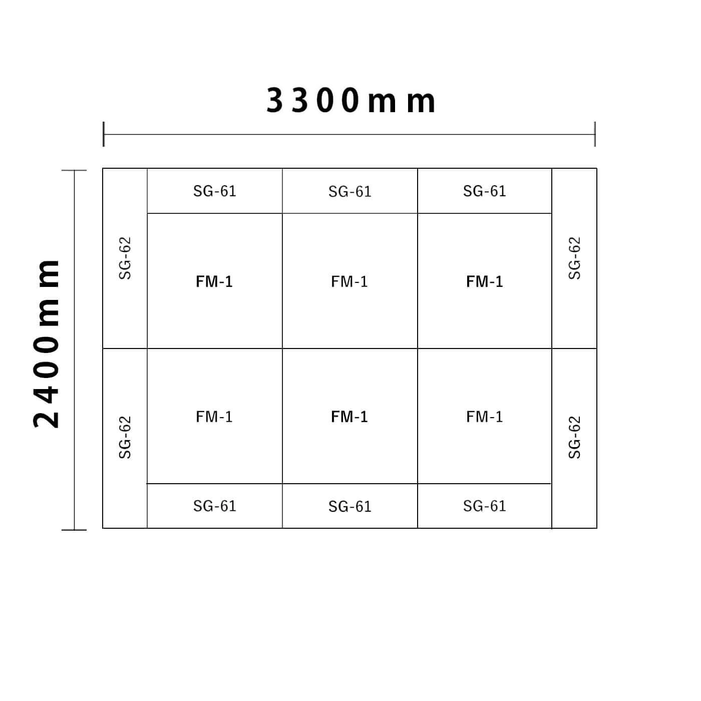 ライオンシリーズ 3畳図面