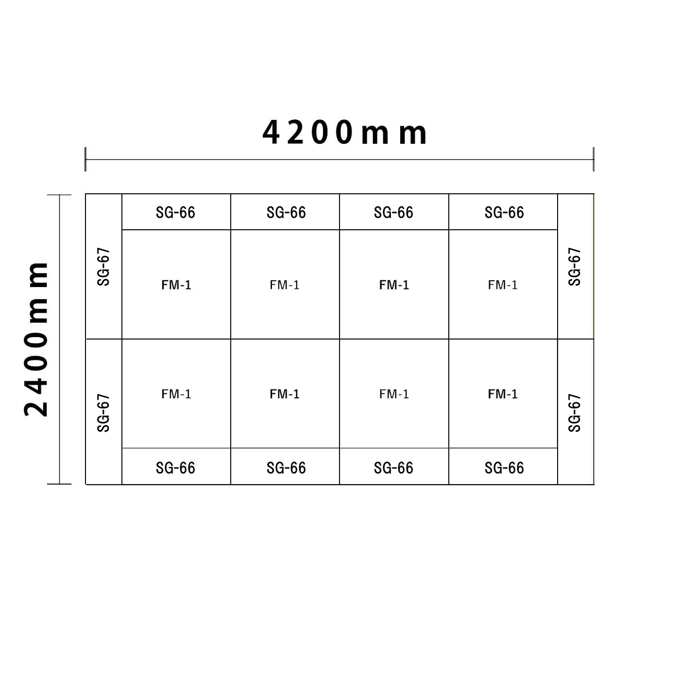 ライオンシリーズ 4畳プラン図面