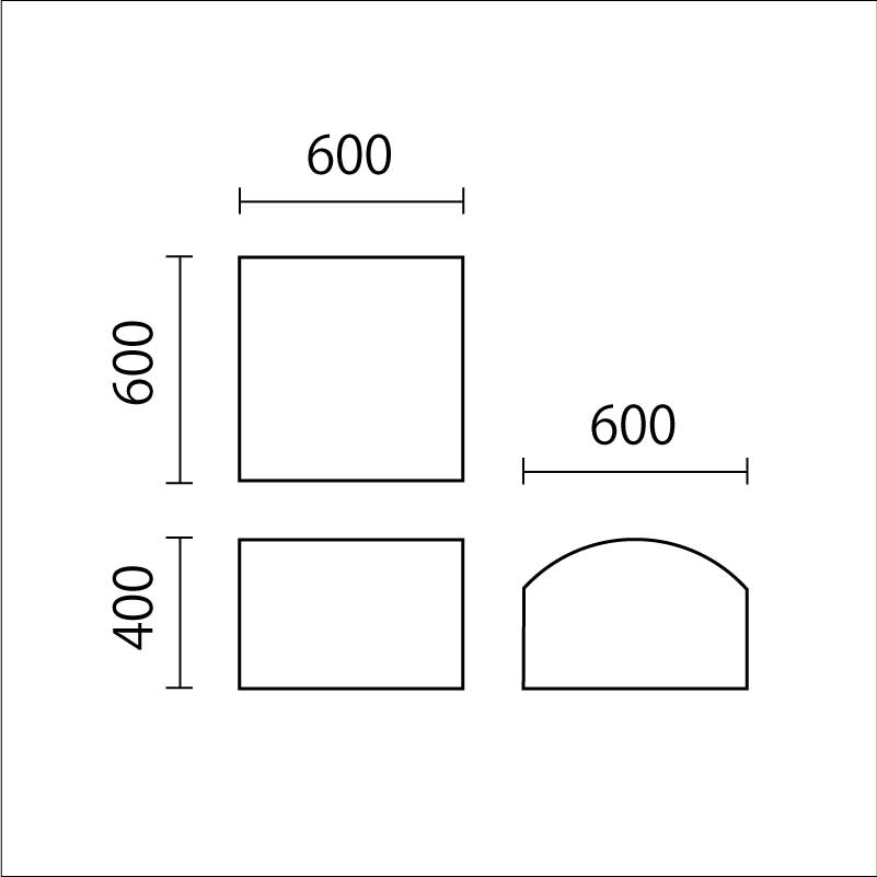 ソフトクッション　マウンテン　SK-11図面