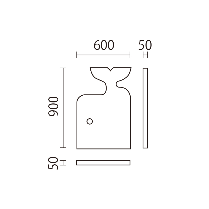 アニマルウォール　KDP-6　クジラ図面
