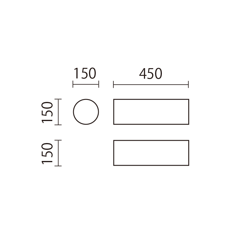 丸太クッション（樹皮）　MK-1図面