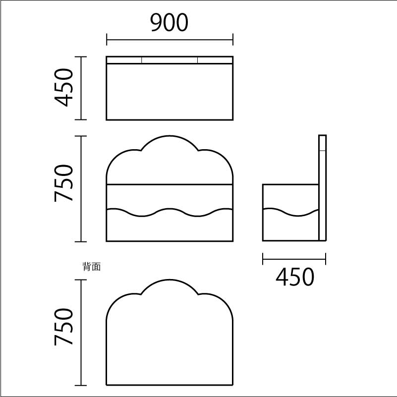 フォレストスツール　FS-1図面