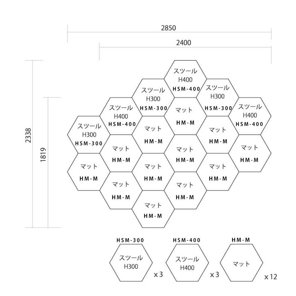ハニーマットＭ　プラン2図面